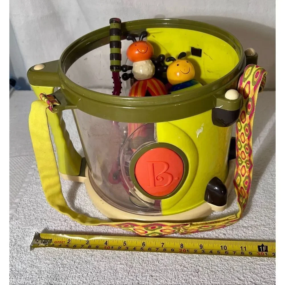 Just B Parum Pum Pum Drum Musical Instruments Set Bugs Play Toddler Kids Toys